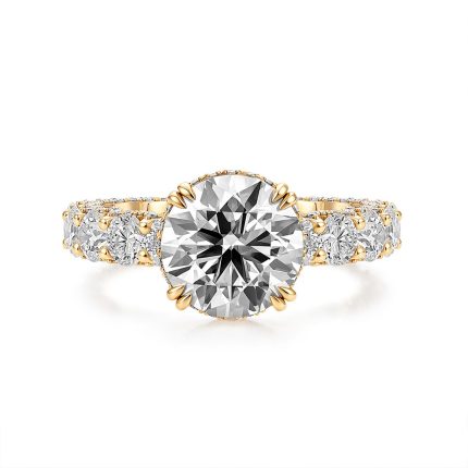 TJR01055RDY ROUND SOLIETERNITY BRIDAL RING