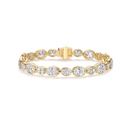 TJB00303OVY OVAL BEZEL FASHION BRACELET