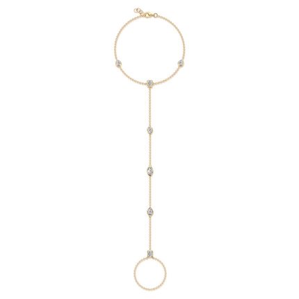 TJB00297MSY BEZEL HAND CHAIN BRACELET