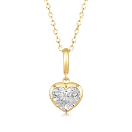 TJP002 HEART FASHION CHARM GEORGIAN PENDANT