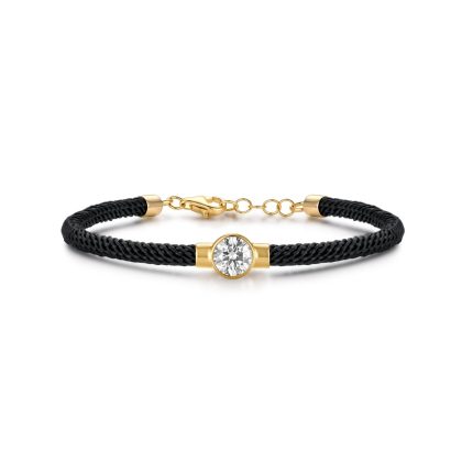TJB00288RDY-6B ROUND CORD-BEZEL BRACELET