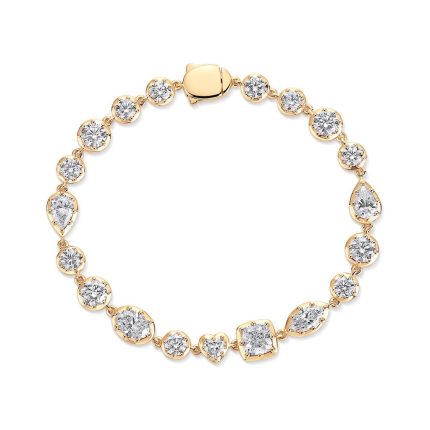 TJB041MS-12Y MULTI STONE GEORGIAN BRACELET