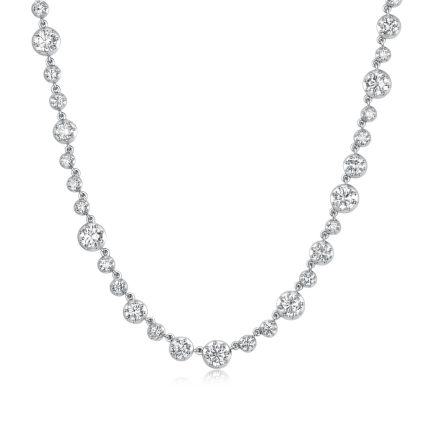 TJN00431RDW ROUND GEORGIAN FASHION NECKLACE